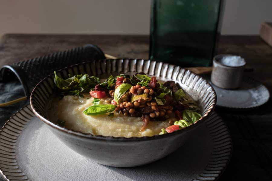 Polenta With Vegetarian Ragut 2022 03 04 05 57 32 Utc